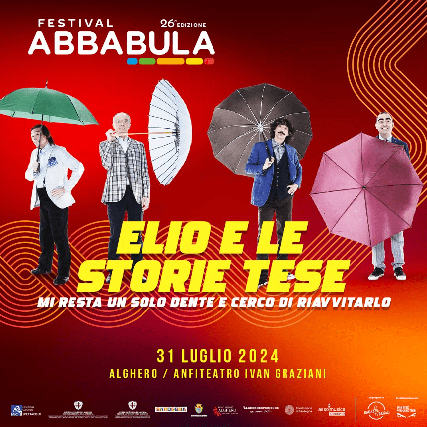 Featured image for “ELIO E LE STORIE TESE Ospiti della 26^ edizione del Festival Abbabula il 31 luglio”