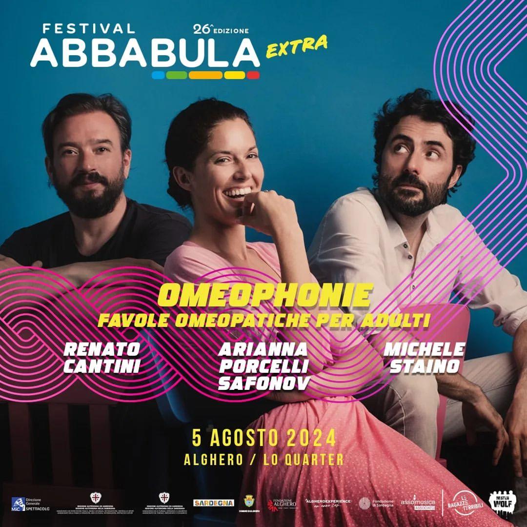 Featured image for “Il 5 agosto arriva ad Alghero Arianna Porcelli Safonov con il suo spettacolo “Omeophonie””