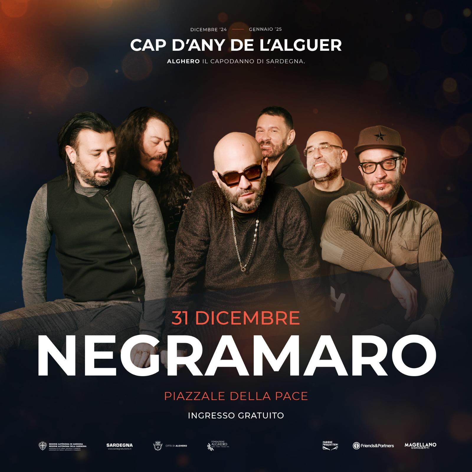 Featured image for “Ad Alghero un capodanno “Meraviglioso” con i Negramaro”