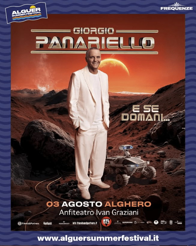 Featured image for ““E se domani”, l’esilarante spettacolo di Giorgio Panariello è pronto a conquistare il pubblico dell’Alguer Summer Festival il 3 agosto”